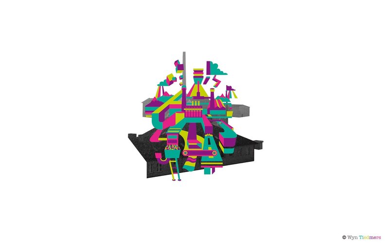 colorful abstract structure