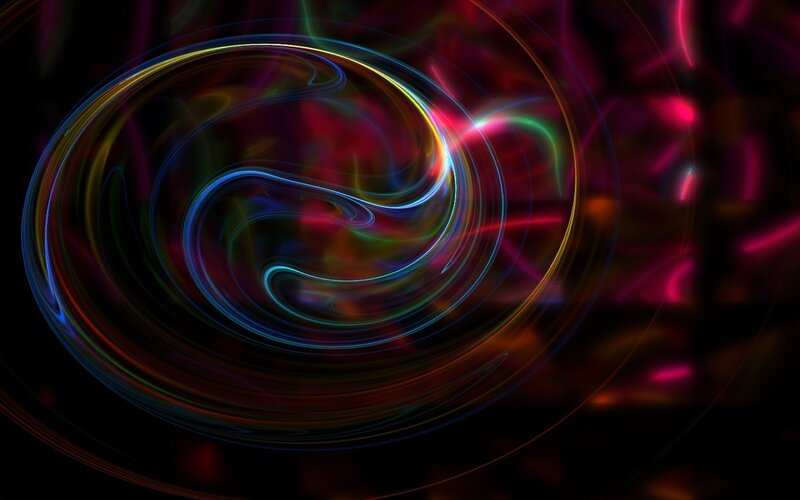 colorful abstract swirl