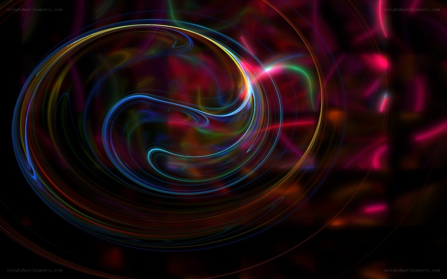colorful abstract swirl