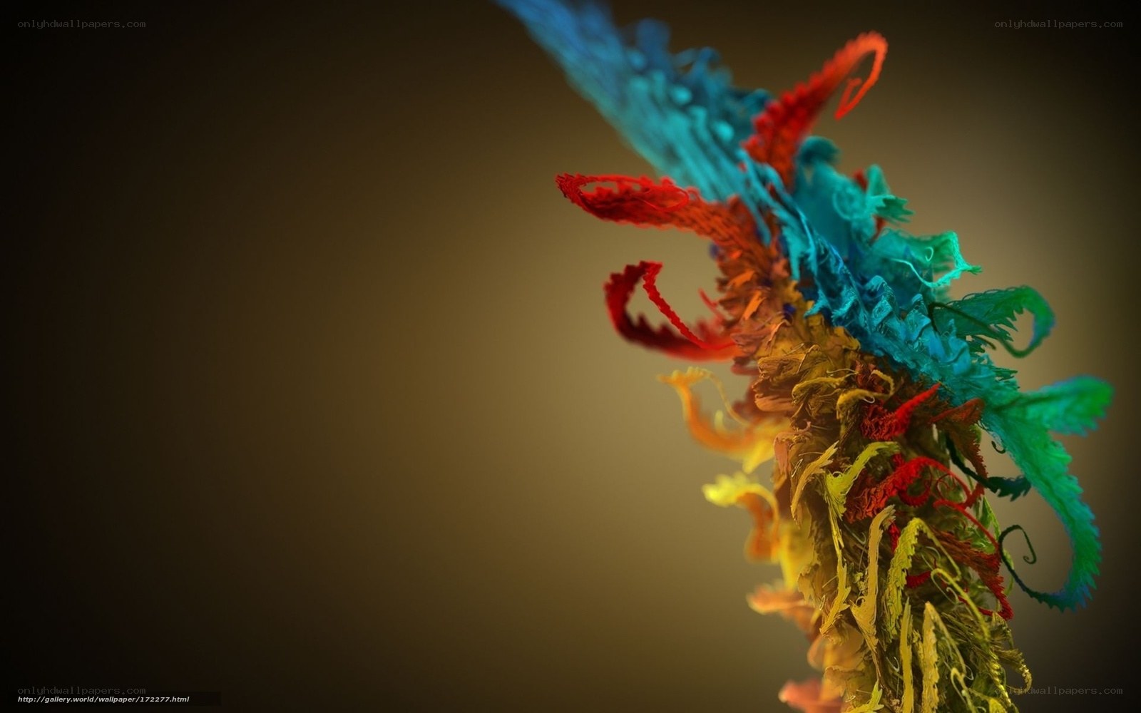 colorful abstract swirl