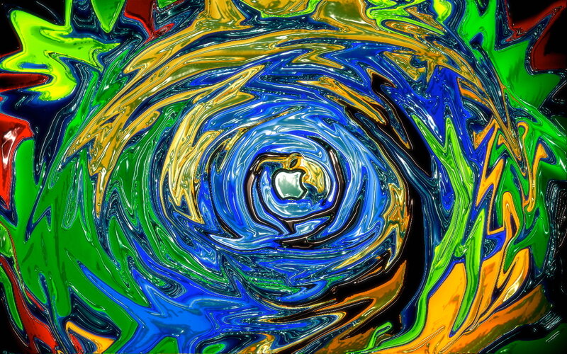 colorful abstract swirl