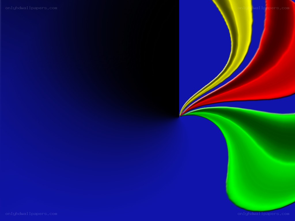Colorful abstract swirl design