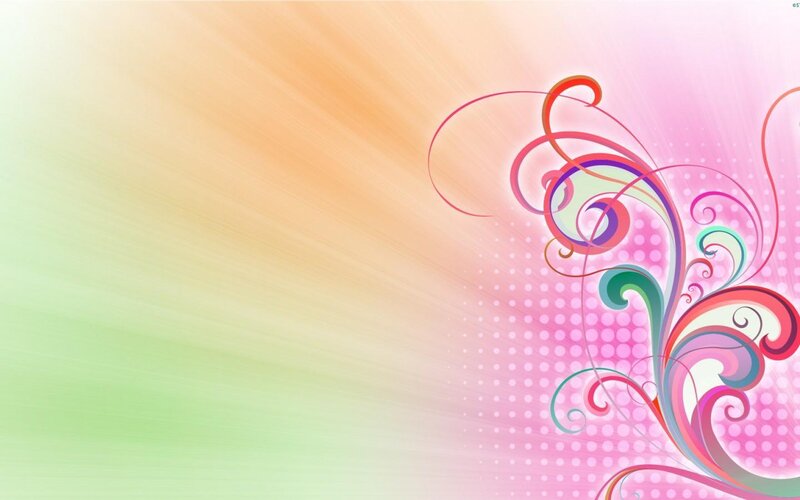 colorful abstract swirl design