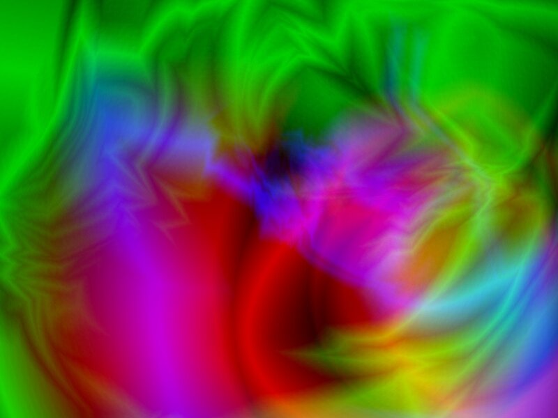 Colorful Abstract Swirl — Green, Vibrant, Swirls, Light