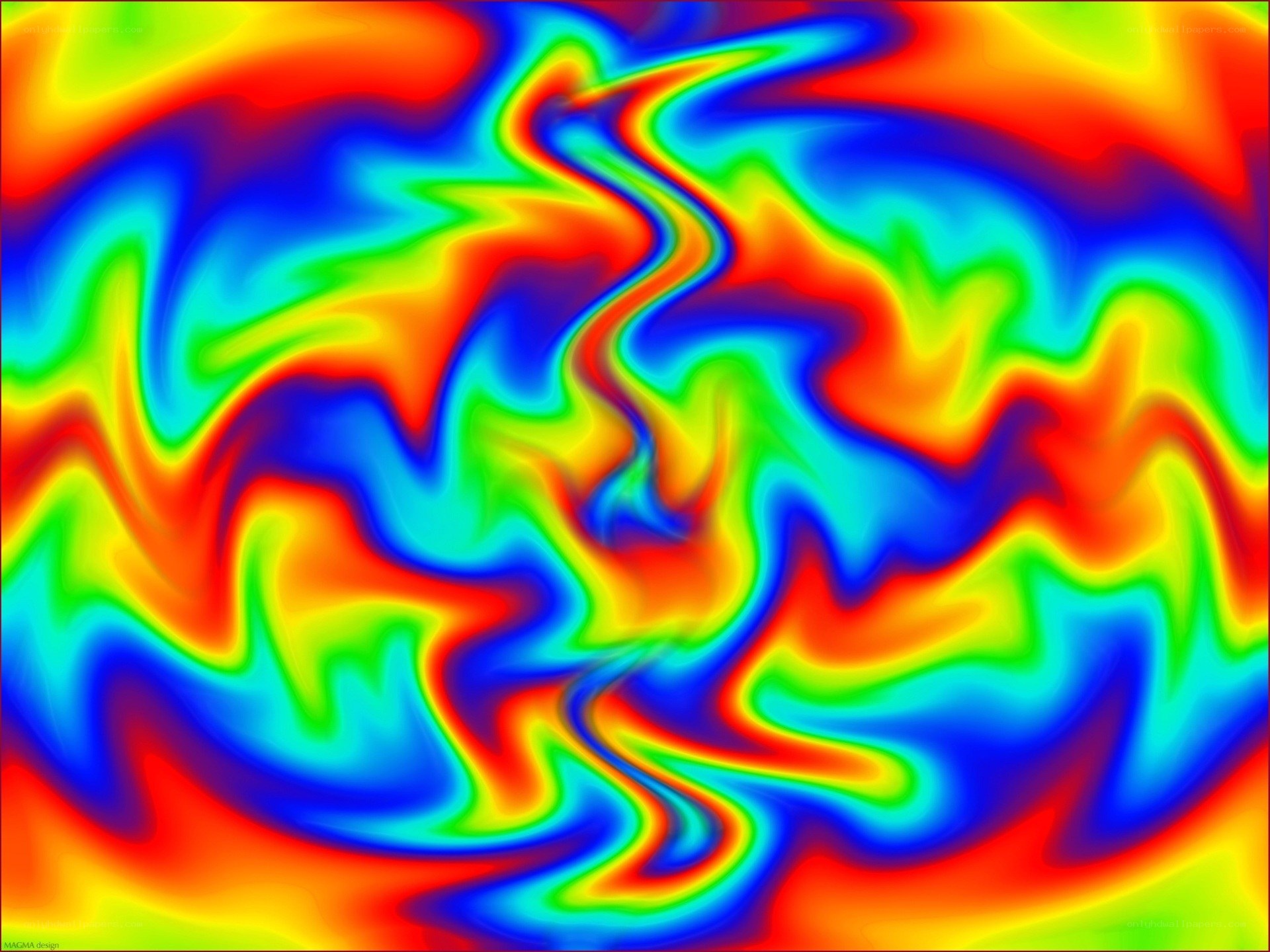 Colorful abstract swirl pattern