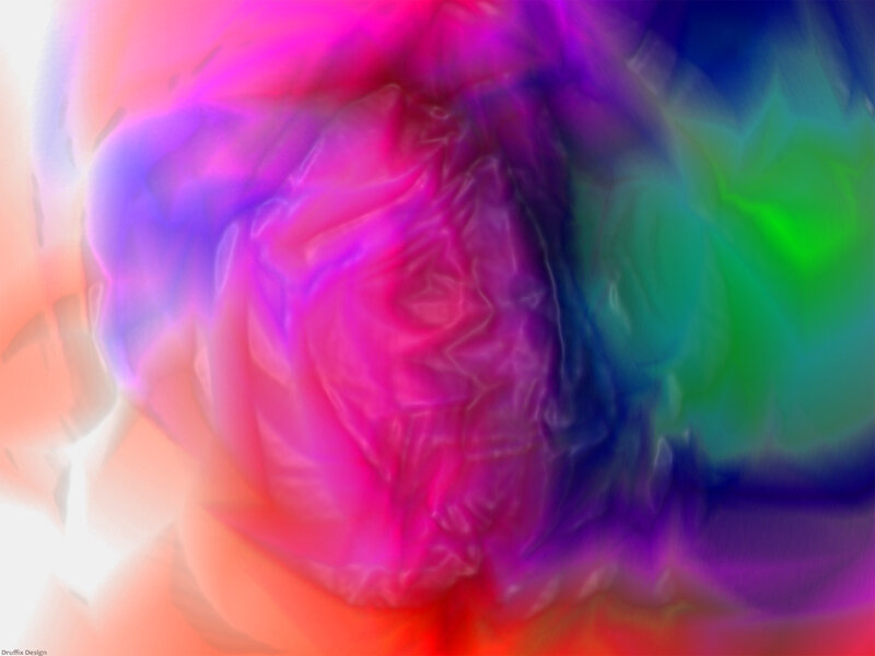 Colorful Abstract Swirl — Pink, Vibrant