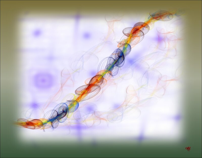 Colorful Abstract Swirl — Purple, Ethereal