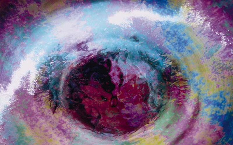 Colorful Abstract Swirl — Purple, Vibrant, Colors