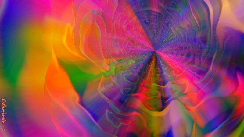 Colorful Abstract Swirl — Purple, Vibrant, Swirls, Colors, Light Rays