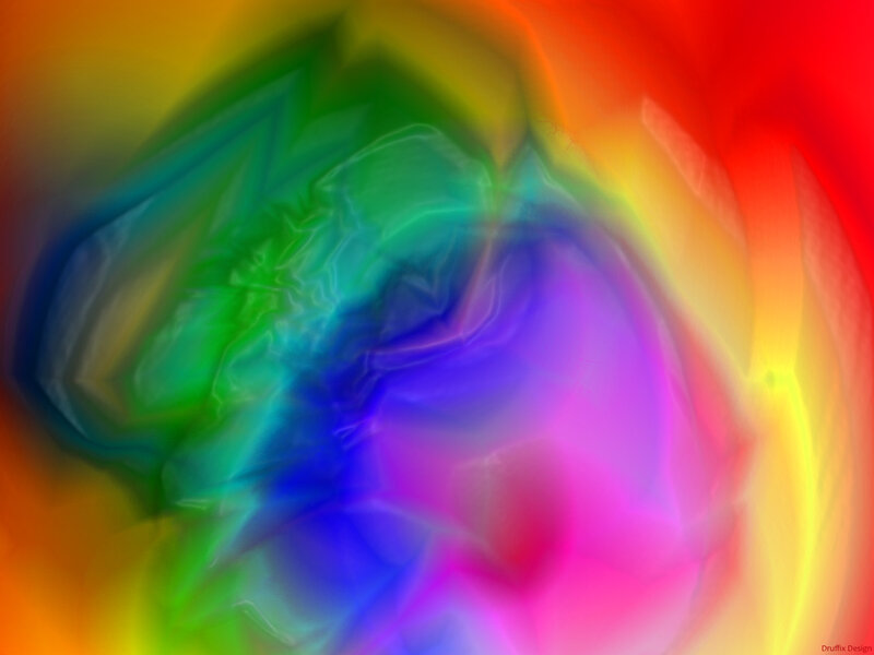 Colorful Abstract Swirl — Red, Vibrant, Colors, Light