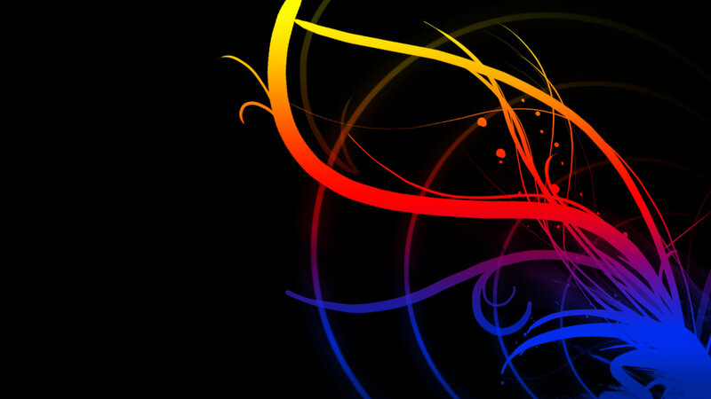 colorful abstract swirls