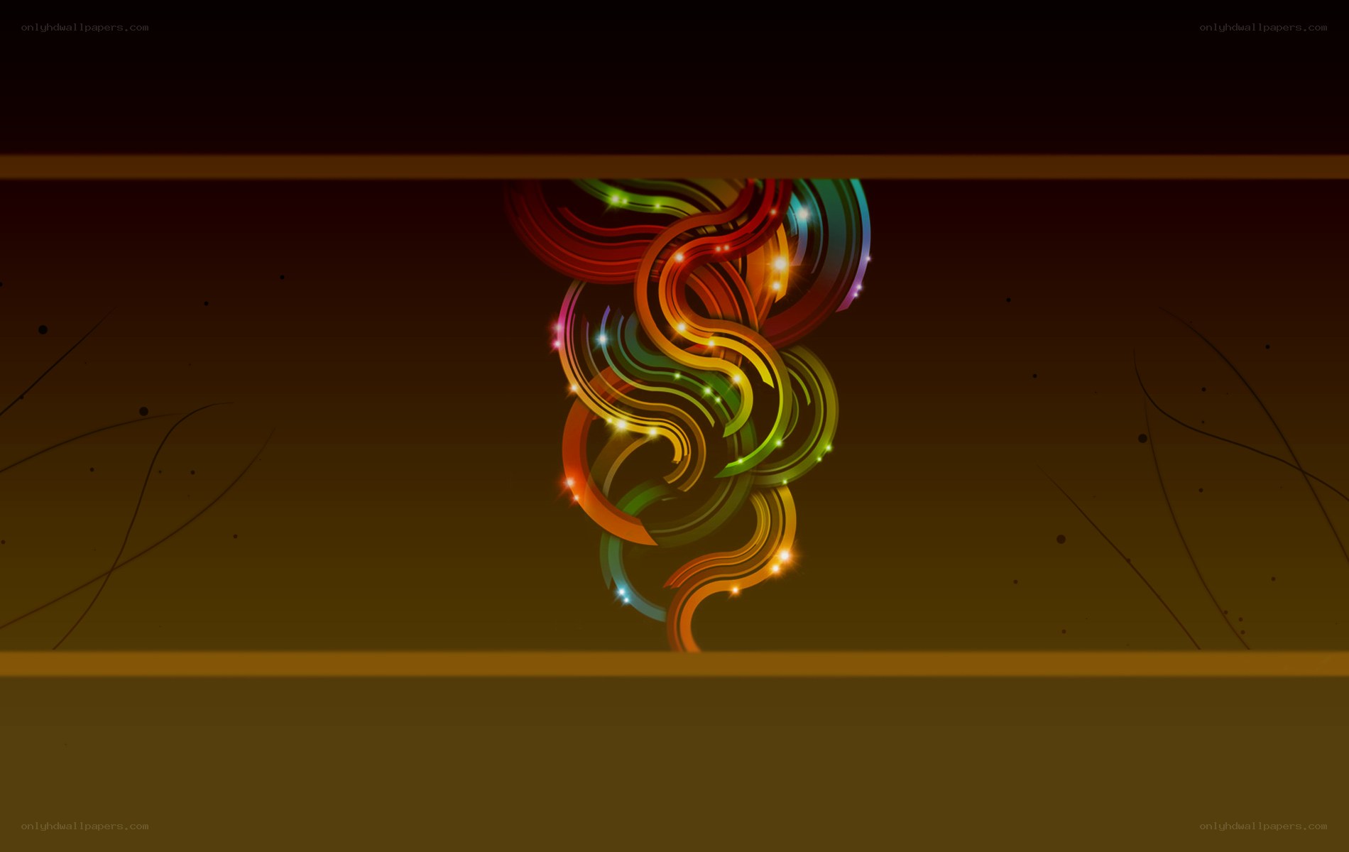 colorful abstract swirls