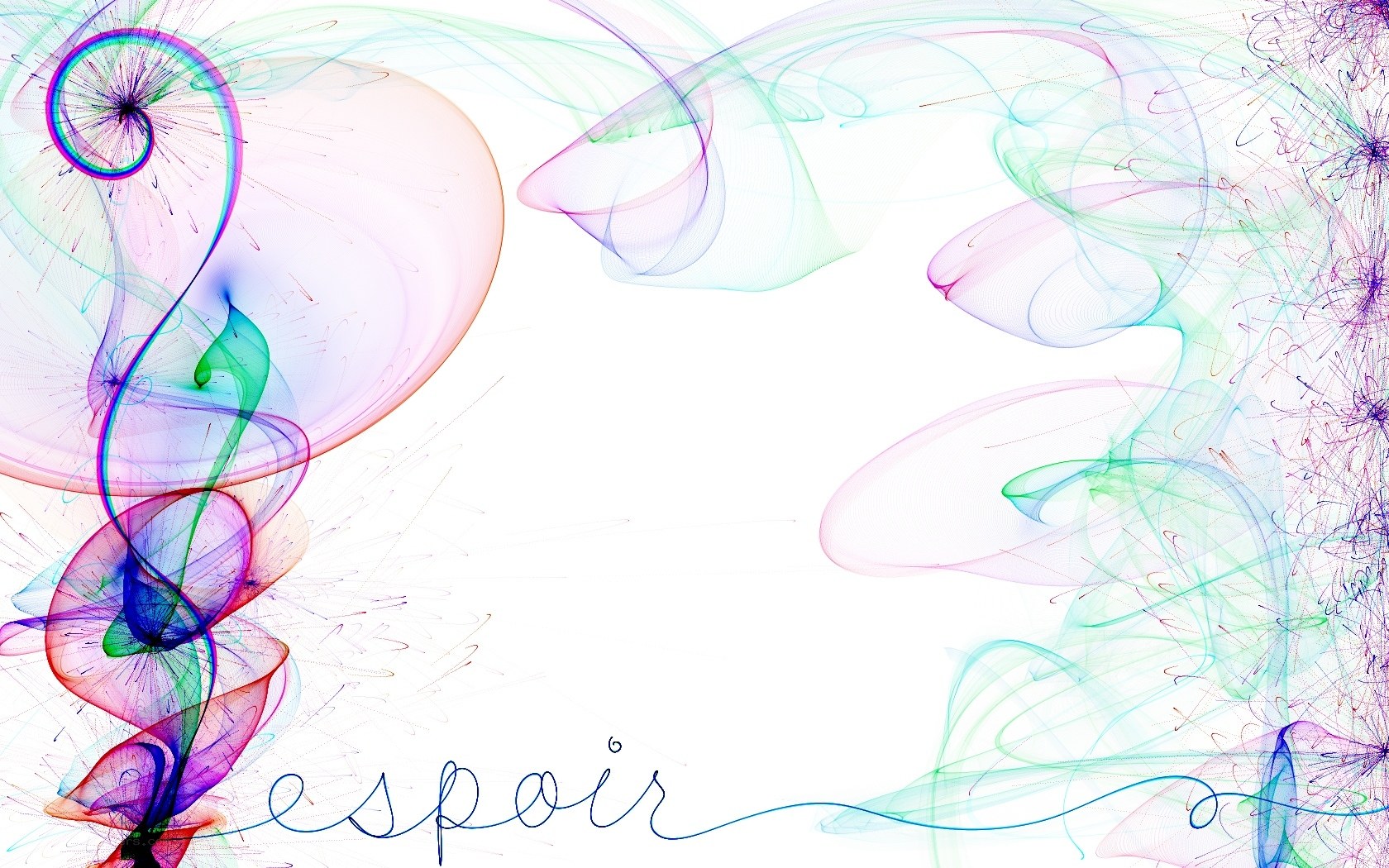 colorful abstract swirls
