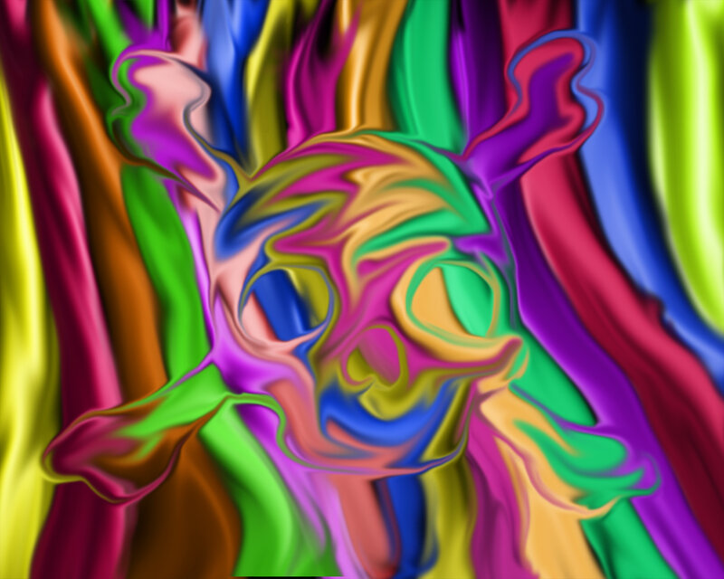 Colorful abstract swirls