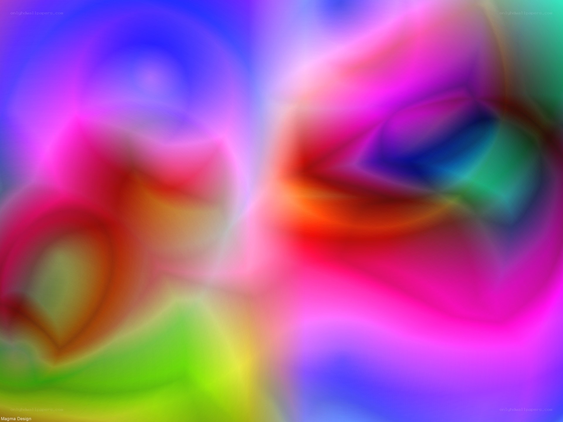 colorful abstract swirls