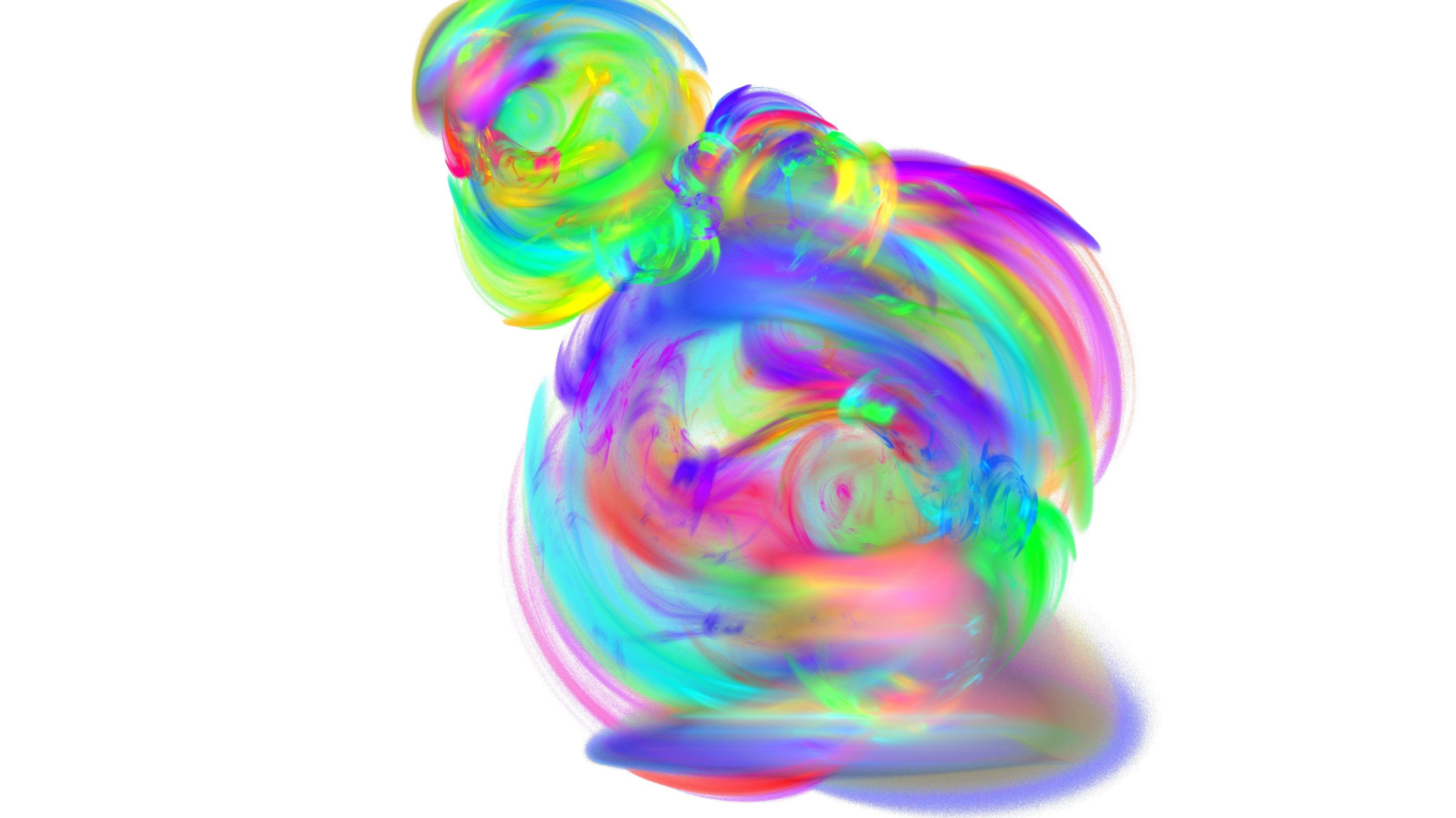 colorful abstract swirls