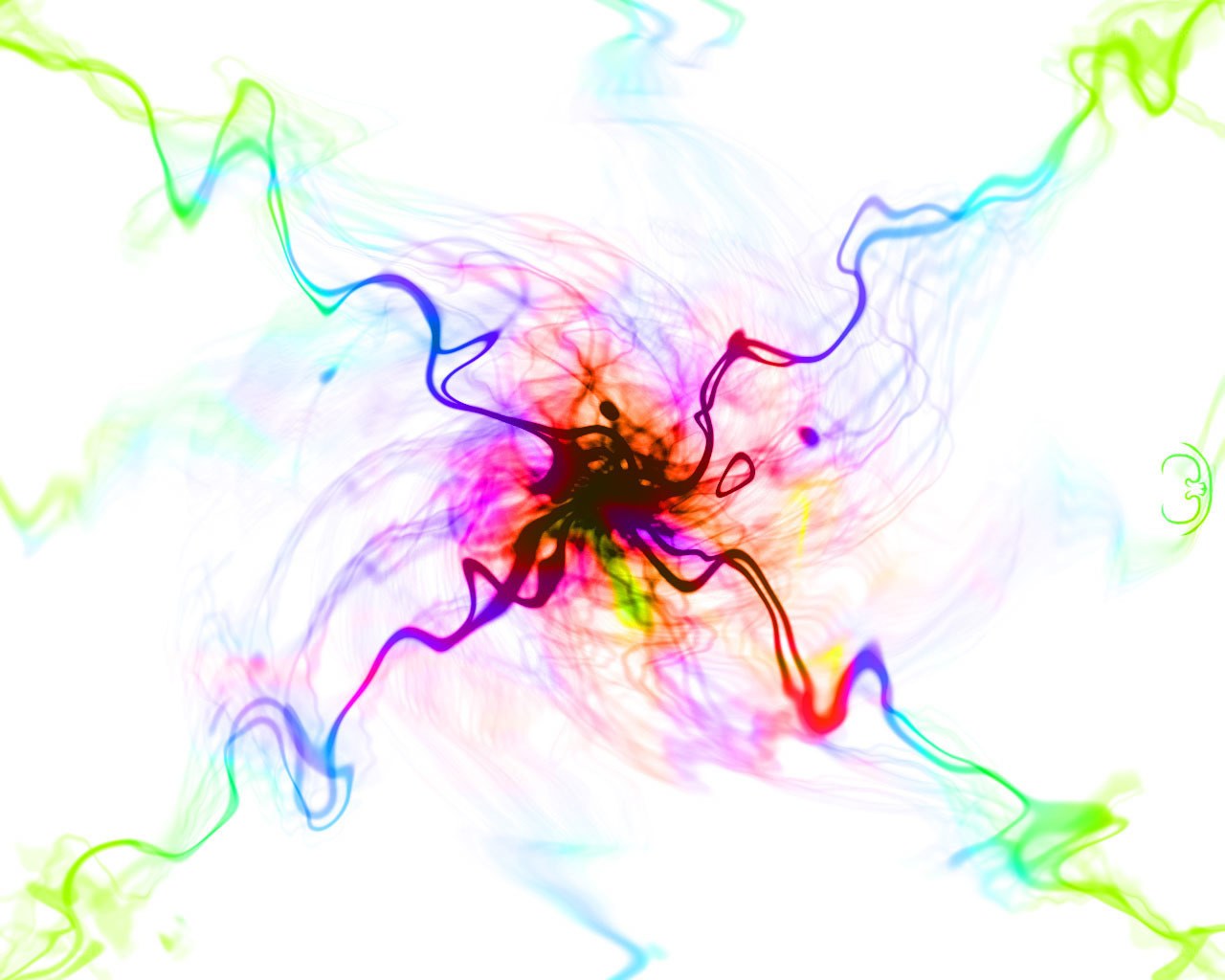 colorful abstract swirls