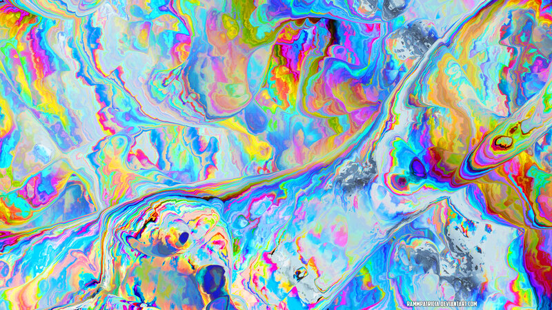 Colorful Abstract Swirls — Blue, Vibrant, Colors, Patterns