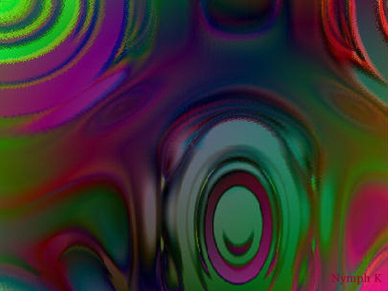 Colorful Abstract Swirls — Green, Vibrant, Colors, Patterns, Purple