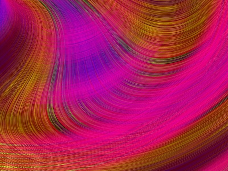 Colorful Abstract Swirls — Pink, Dynamic, Lines, Curves