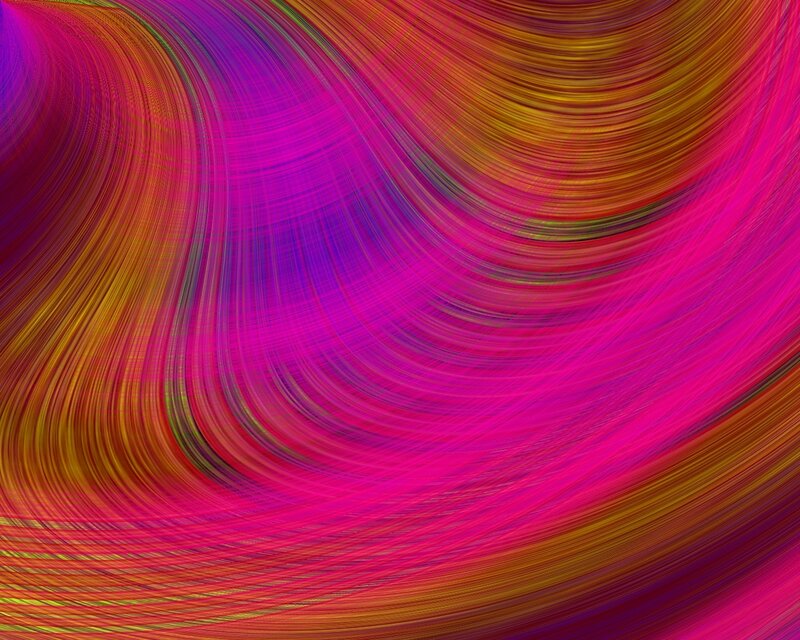 Colorful Abstract Swirls — Pink, Dynamic, Lines