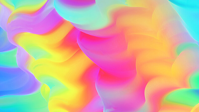 Colorful Abstract Swirls — Pink, Vibrant, Gradient