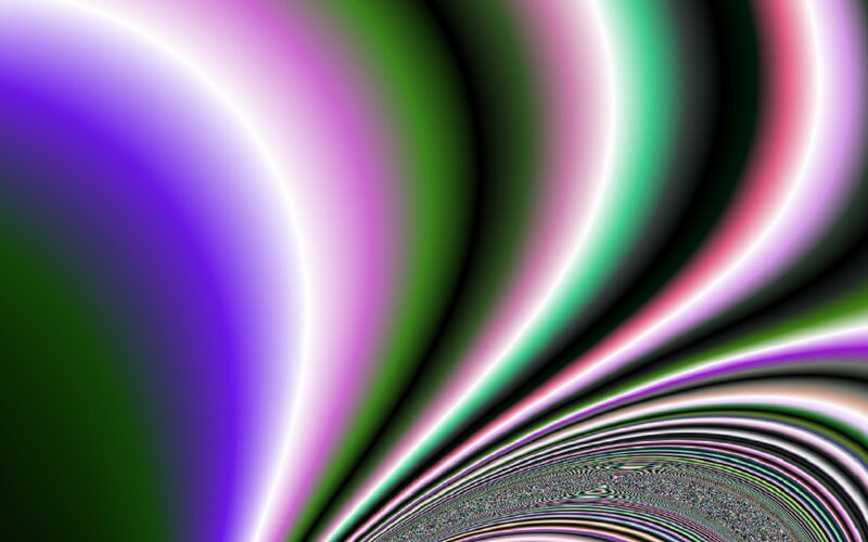 Colorful Abstract Swirls — Purple, Dynamic, Curves, Light, Grain