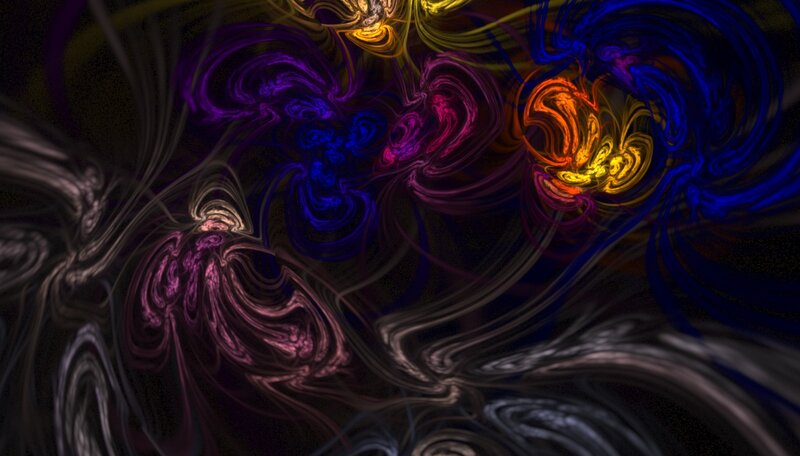 Colorful Abstract Swirls — Purple, Dynamic, Light