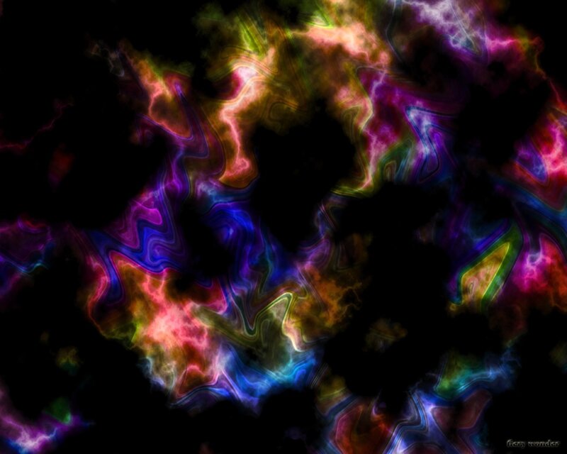 Colorful Abstract Swirls — Purple, Energetic