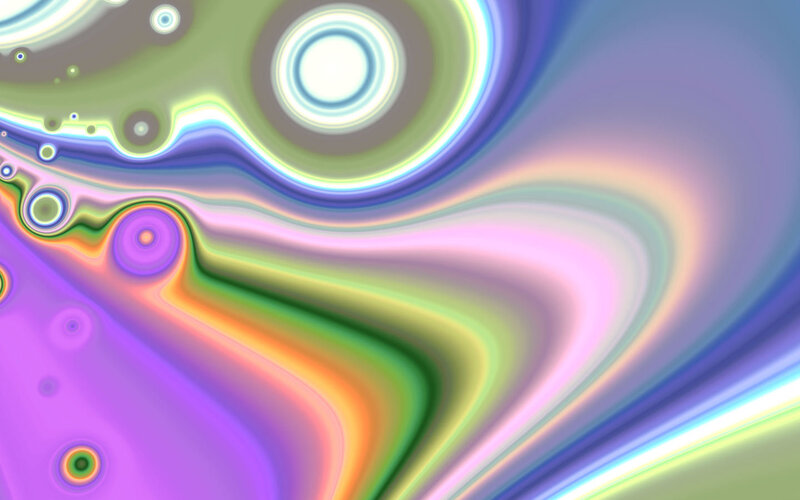 Colorful Abstract Swirls — Purple, Hypnotic