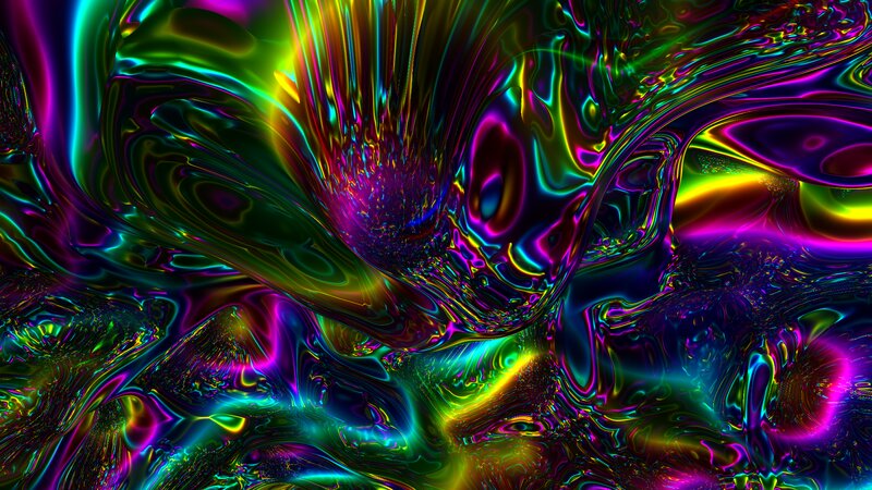 Colorful Abstract Swirls — Purple, Vibrant, Light