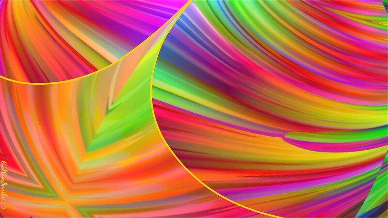 Colorful Abstract Swirls — Red, Energetic, Curved Lines