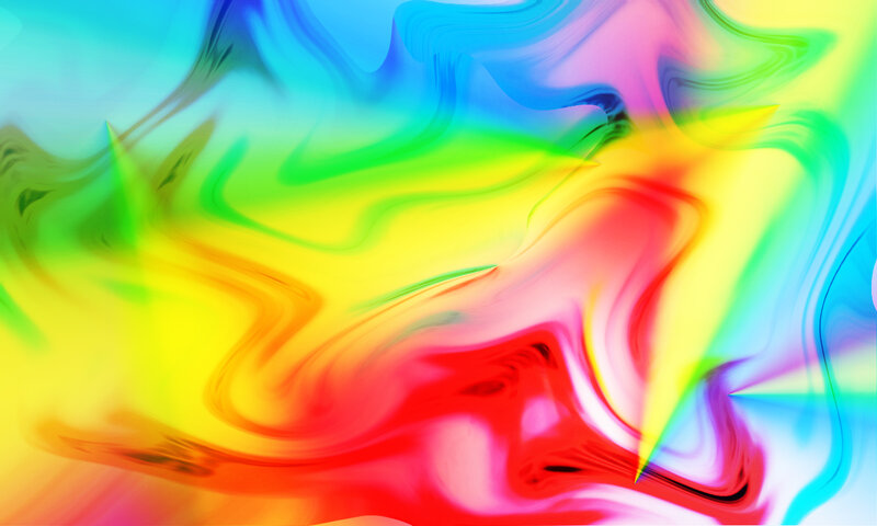 Colorful Abstract Swirls — Red, Vibrant, Rainbow