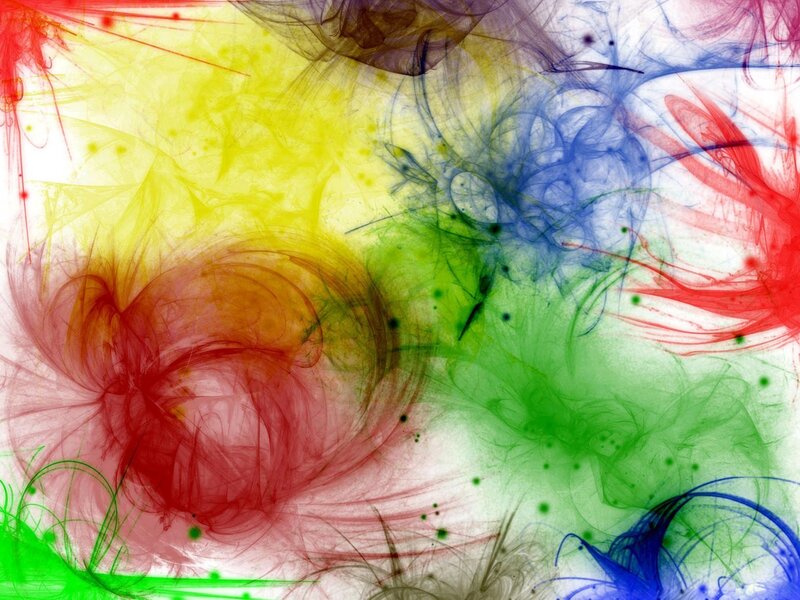 Colorful Abstract Swirls — Red, Vibrant, Smoke, Splatter