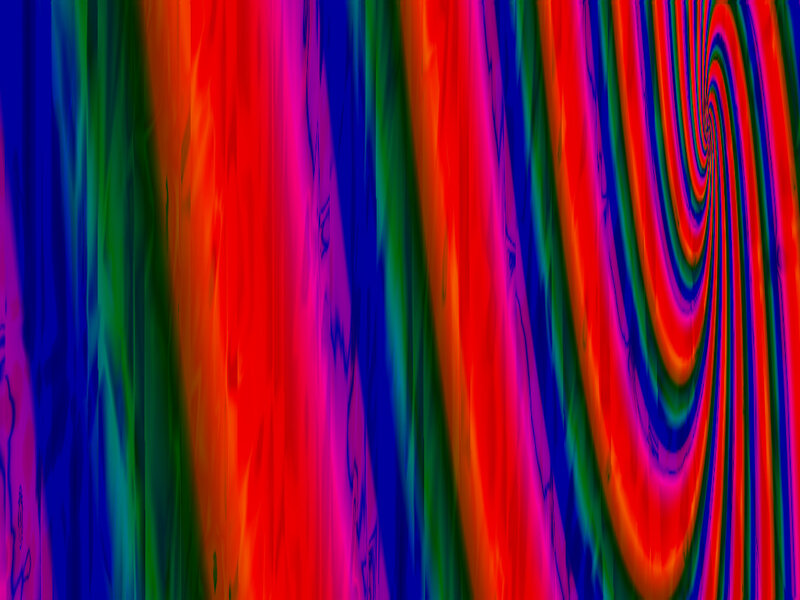 Colorful Abstract Swirls — Red, Vibrant, Vertical Lines