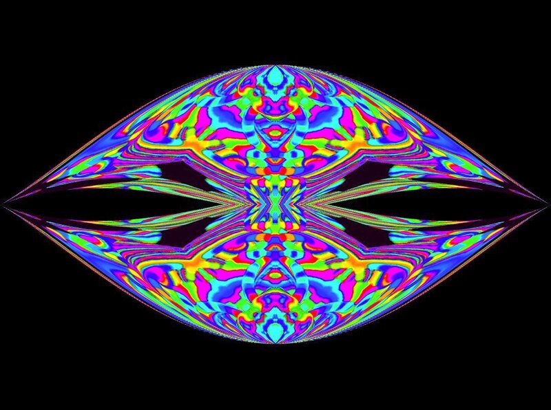 colorful abstract symmetry pattern