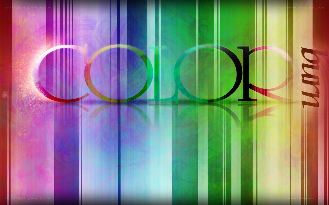 colorful abstract text design