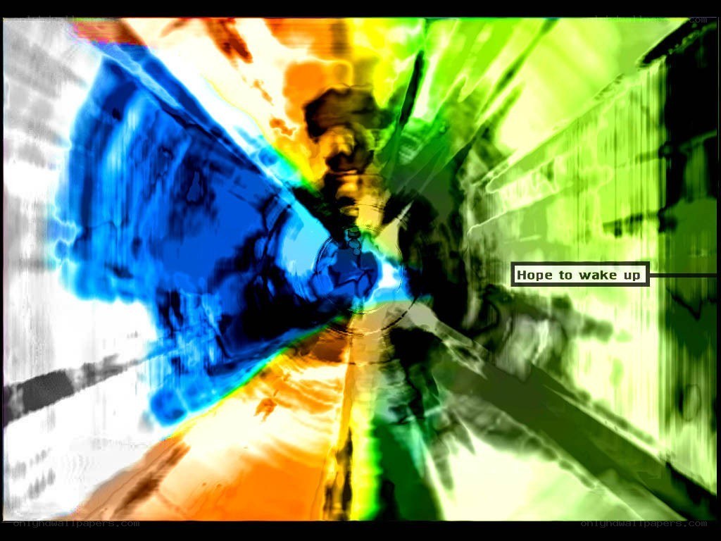 colorful abstract tunnel