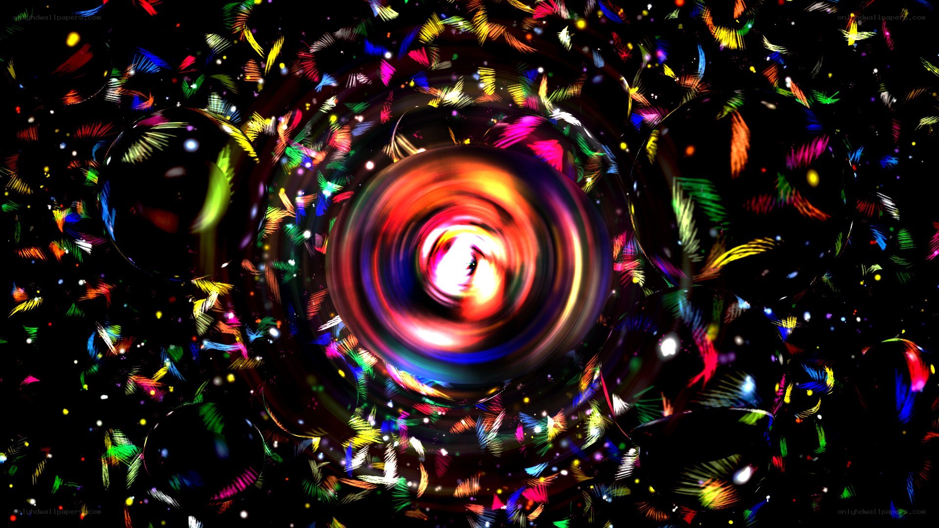colorful abstract vortex