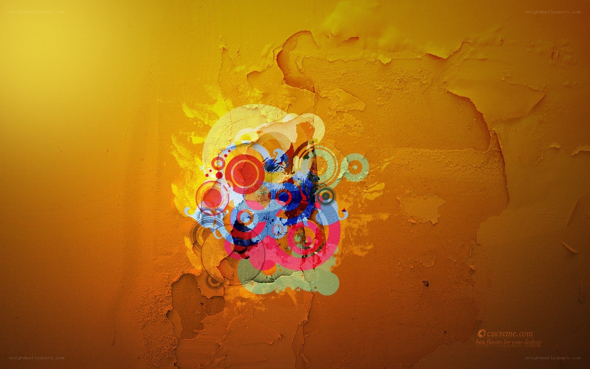 colorful abstract wall art