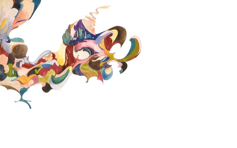 colorful abstract watercolor art