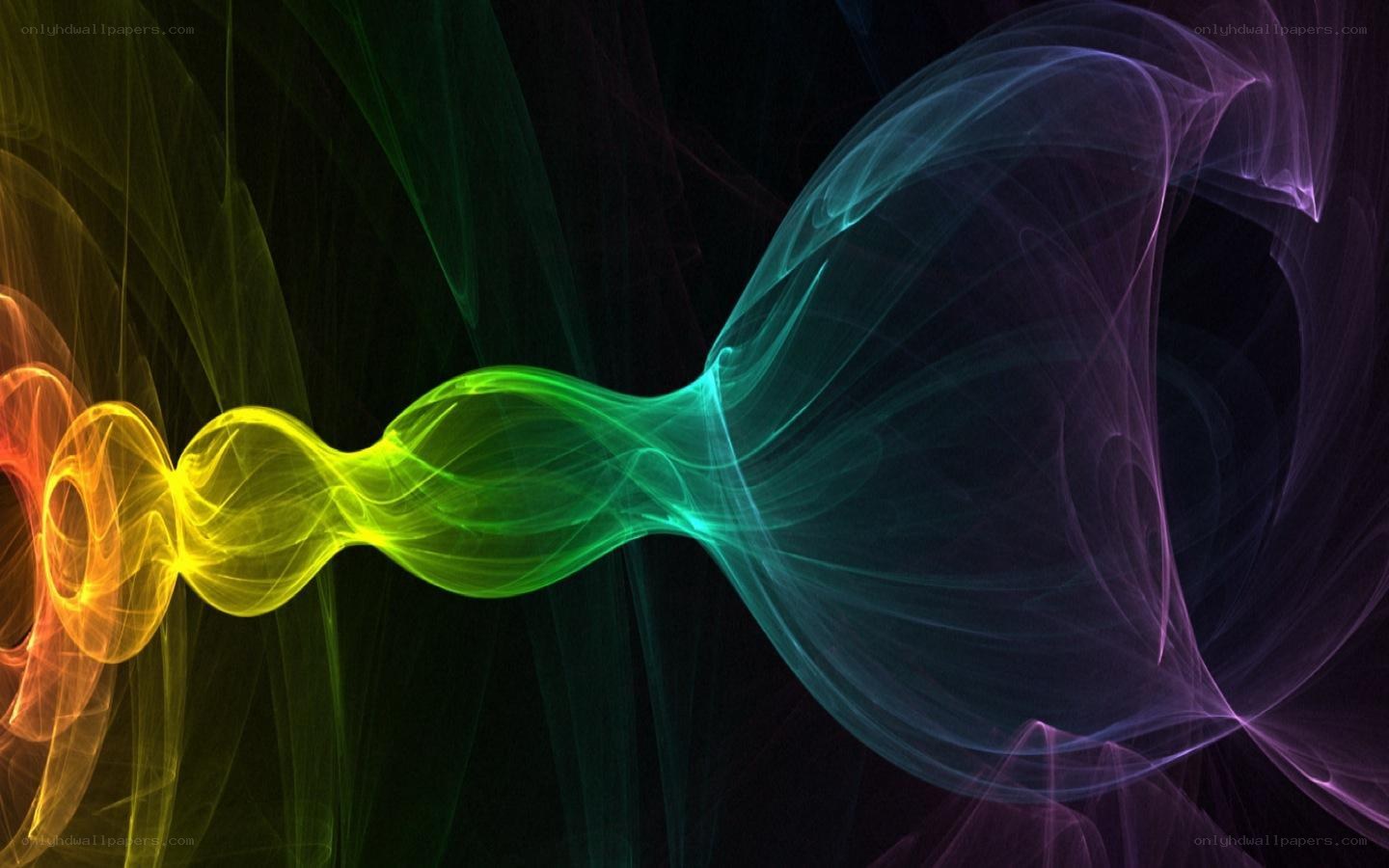 Colorful abstract wave