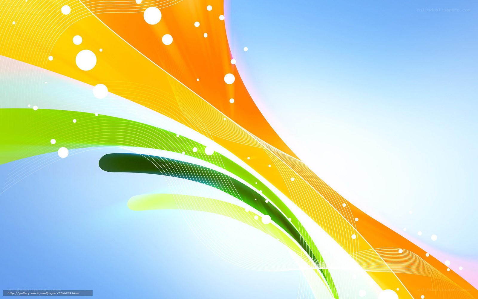 Colorful abstract wave design