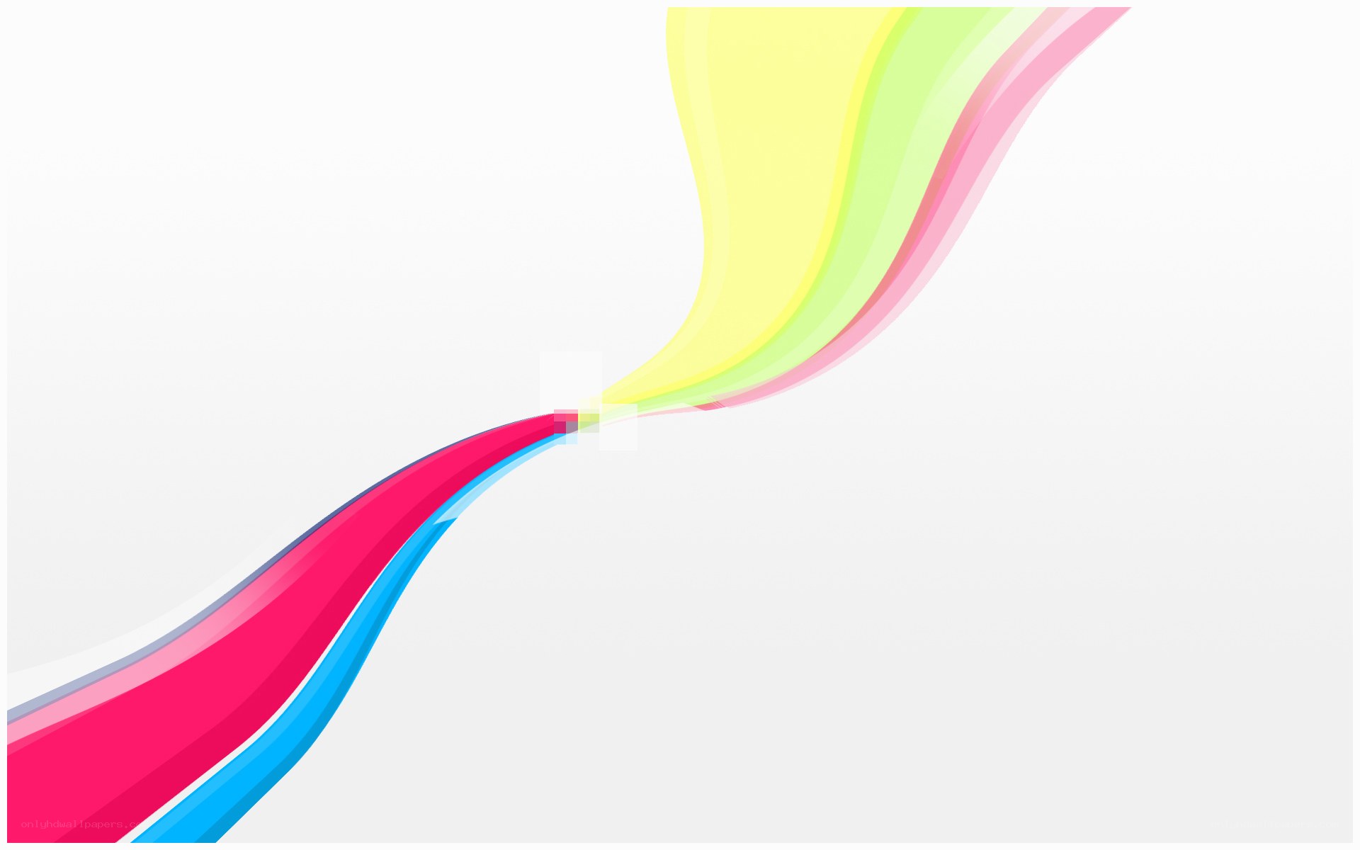 Colorful abstract wave design