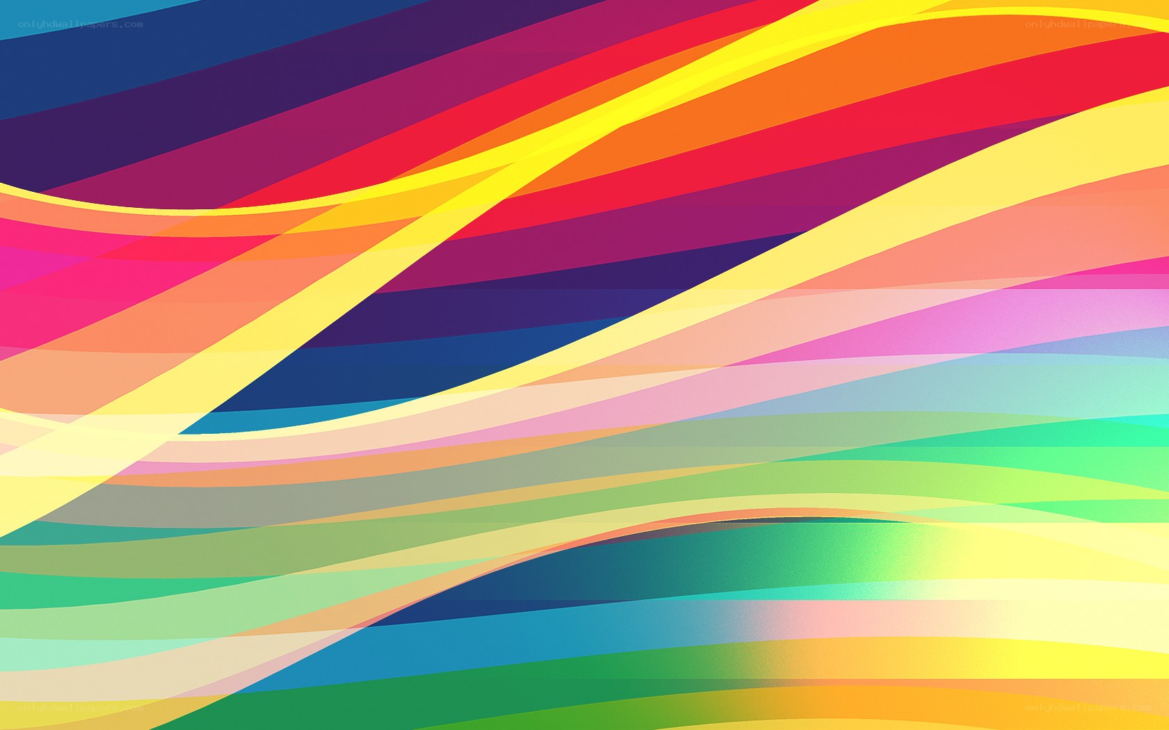 Colorful abstract wave design