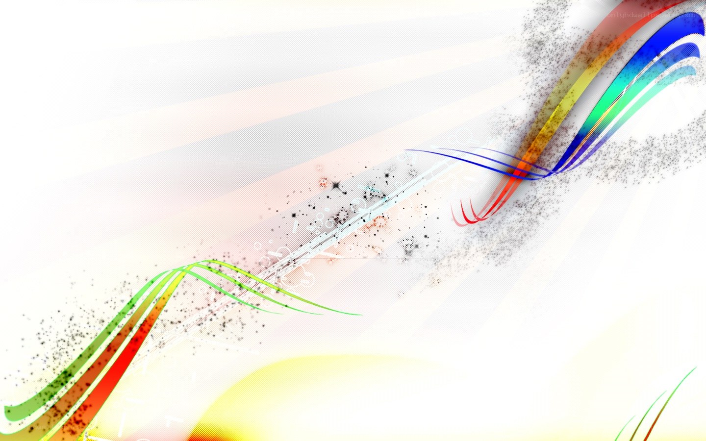 Colorful abstract wave design