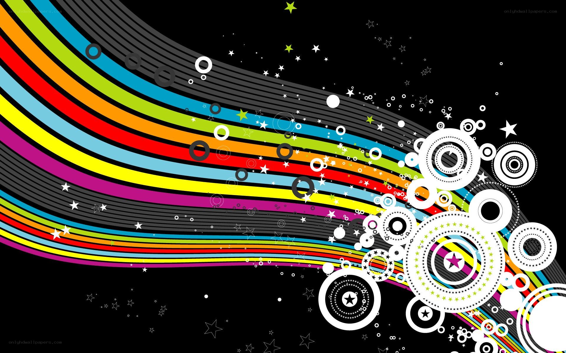 colorful abstract wave design