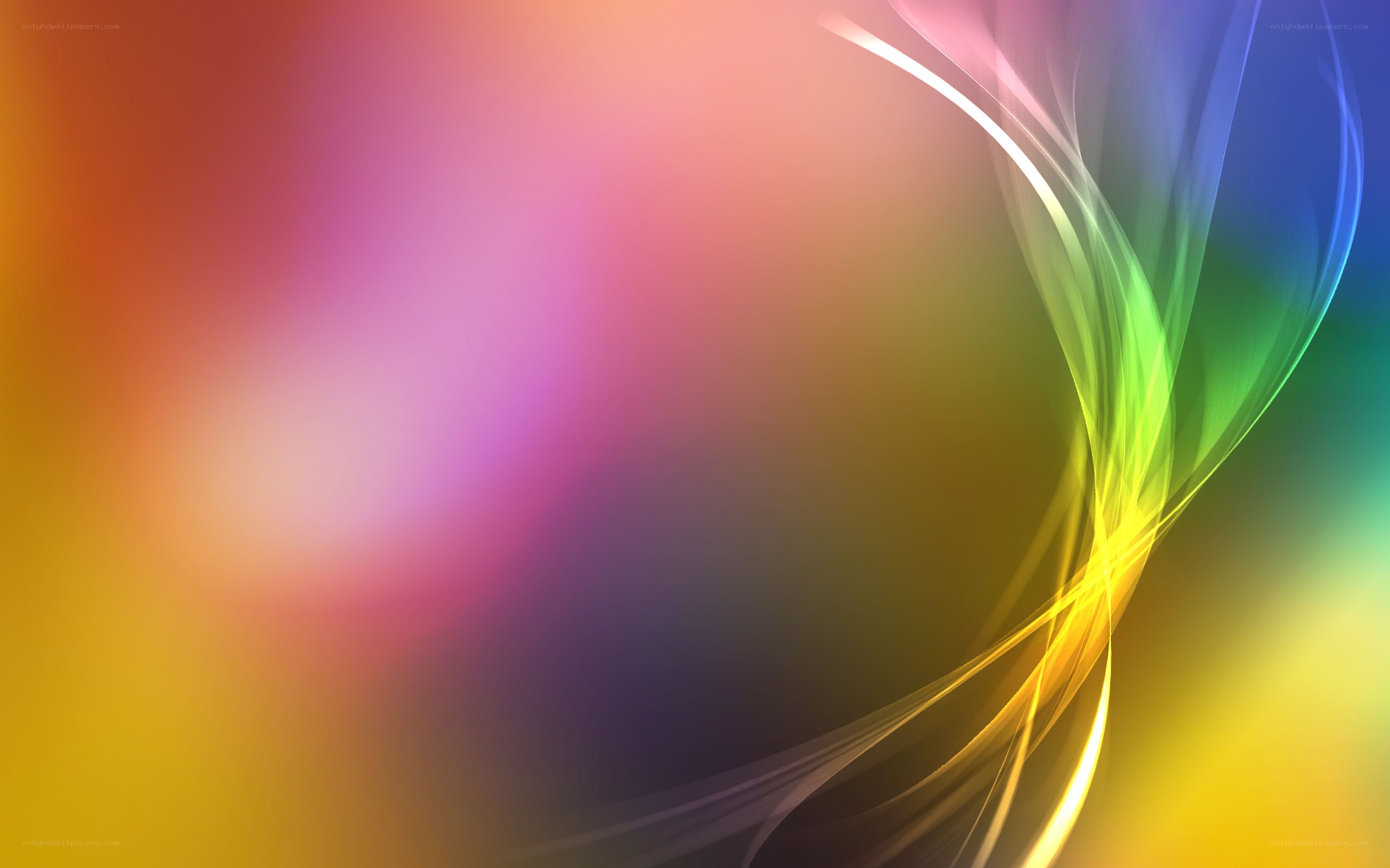 Colorful abstract wave design
