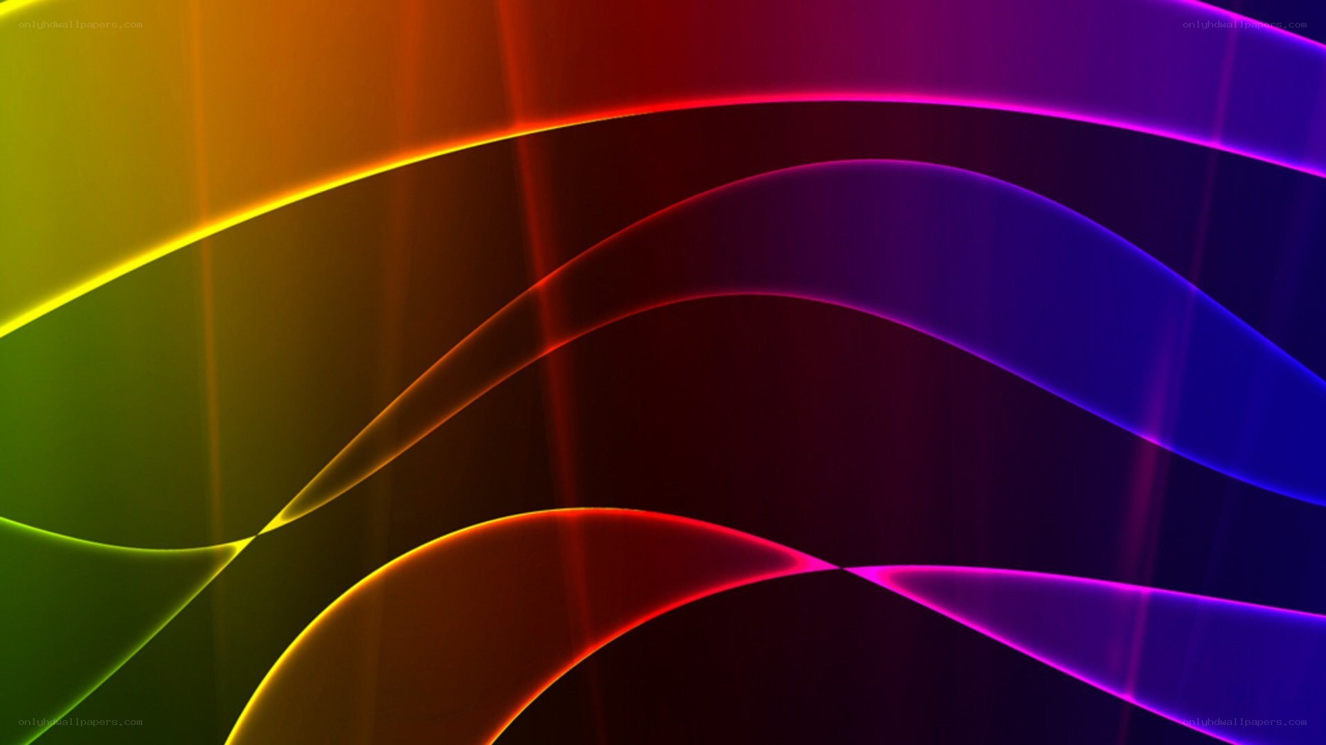 Colorful abstract wave design