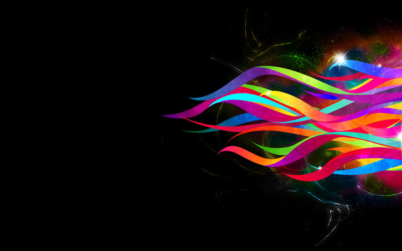 colorful abstract wave design